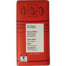 Foto van Chocolade dark marsepein & amaretto