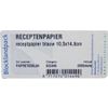 Afbeelding van Receptpapier blauw 105 x 148