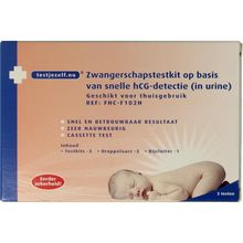 Testjezelf.nu Zwangerschapstest casette Foto van Testjezelf.nu Zwangerschapstest casette