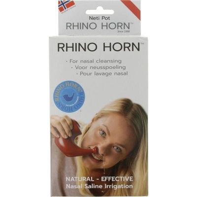 Rhino Horn Neusspoeler rood 1 stuk - Neus/inhalatie