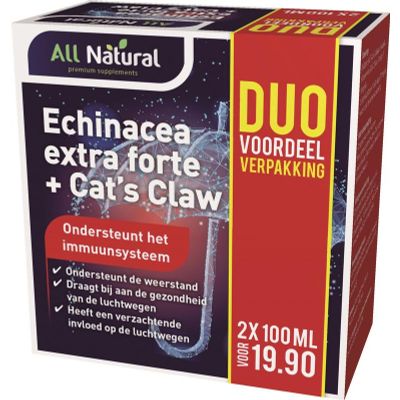 All Natural Echinacea extra forte + cats claw