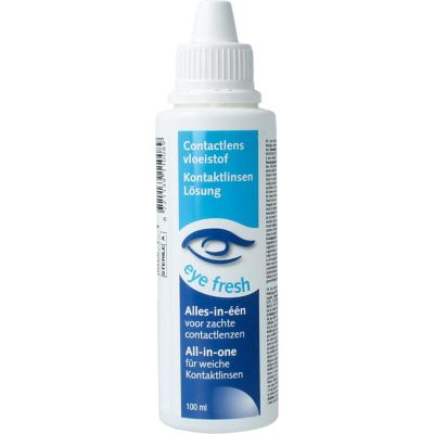 Eyefresh Alles in een lenzenvloeistof zachte lezen 100 milliliter - Oogverzorging