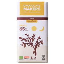 Foto van Chocolatemakers Brazil hazelnoot 65% puur demeter bio