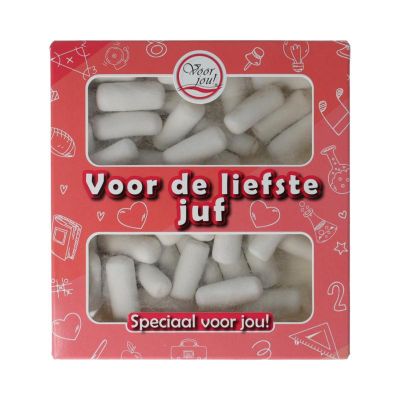 Voor Jou! Tablet het zit d'rop, bedankt juf 150 gram - Snoepgoed