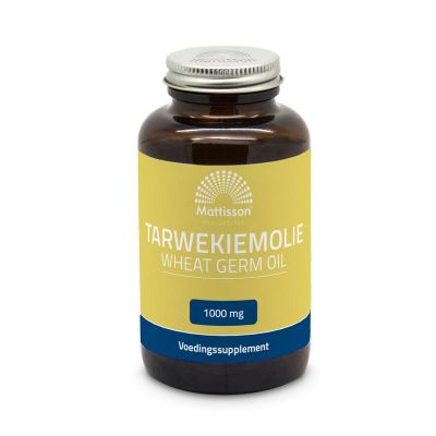 Mattisson Tarwekiemolie/wheat germ oil 1000mg 90 capsules - Fytotherapie