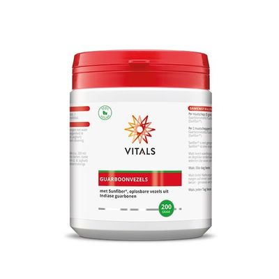 Vitals Guarboonvezels 200 gram - Overige vitaminen/mineralen