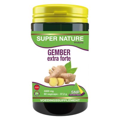 SNP Gember 5000 mg puur 60 capsules - Fytotherapie