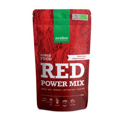 Purasana Red power mix bio Purasana Red power mix bio 100 gram - Overige producten