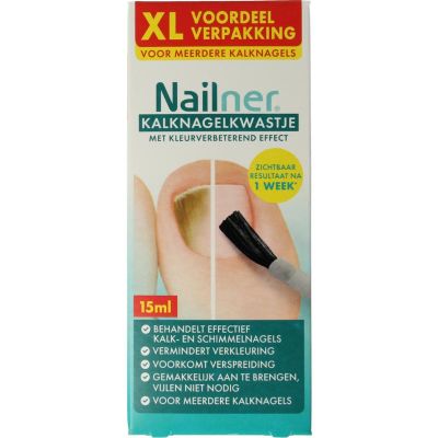Nailner Kalknagelkwast 2-in-1 XL