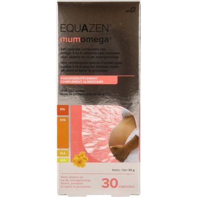 Equazen Mumomega visolie 300mg DHA 30 capsules - Vetzuren