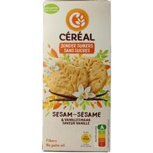 Foto van Cereal Sesam vanille koek