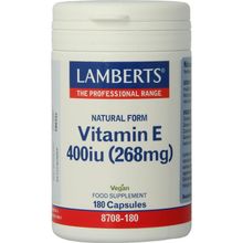 Foto van Lamberts Vitamine E 400IE natuurlijk