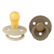 Foto van Bibs Fopspeen maat 3 - vanilla/dark oak 2pack