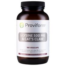 Foto van Proviform L-lysine 500mg & cats claw