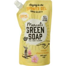 Foto van Marcel's GR Soap Shower gel vanilla & cherry blossom navulling