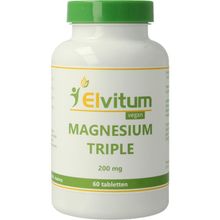 Foto van Elvitum Magnesium triple 200mg