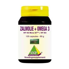 Foto van SNP Zalmolie & vit. K2 mena Q7 & vit. D3 & vit. E