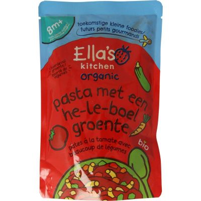 Ella's Kitchen Pasta heleboel groene 8+ maanden Ella's Kitchen Pasta heleboel groene 8+ maanden 190 gram - Babyvoeding