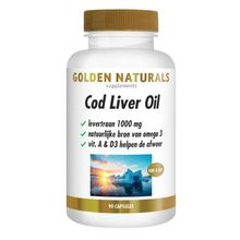 Foto van Golden Naturals Cod liver oil