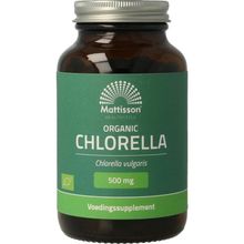 Foto van Mattisson Chlorella 500 mg bio