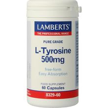 Foto van Lamberts L-Tyrosine 500 mg