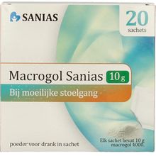 Foto van Sanias Macrogol poeder