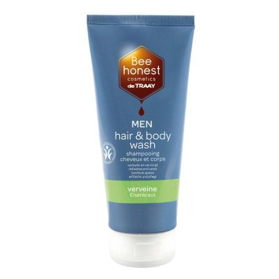 Foto van Traay Bee Honest Hair & body wash men verveine