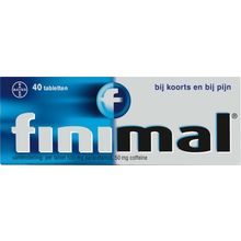 Foto van Finimal Paracetamol met coffeine 500/50mg