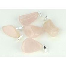 Foto van Steengoed Roze kwarts hanger