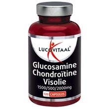 Foto van Lucovitaal Glucosamine chondroitine visolie
