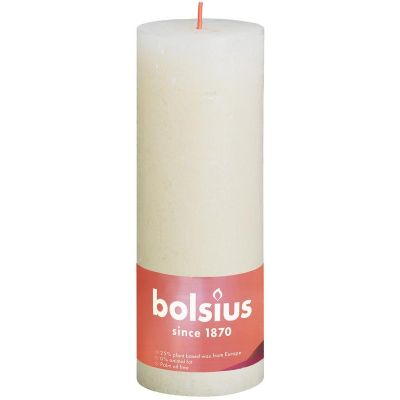 Bolsius Rustiek stompkaars shine 190/68 soft pearl