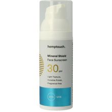 Foto van Hemptouch Mineral shield face sunscreen SPF30
