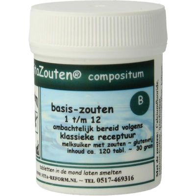 Foto van VitaZouten compositum basis 1t/m12