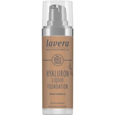Lavera Hyaluron liquid foundation warm almond 06 bio