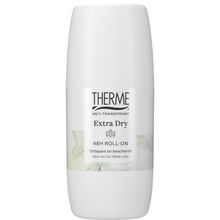 Foto van Therme Extra dry anti transpirant zen white lotus roller