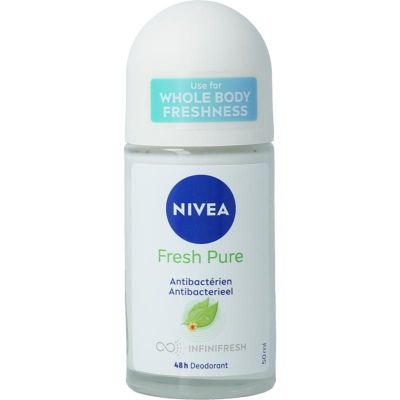 Nivea Deodorant roller pure & natural jasmine 50 Milliliter - Deodorant