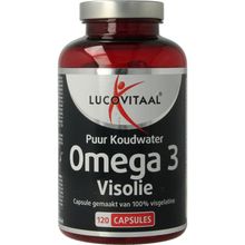 Foto van Lucovitaal Omega 3 visolie puur koudwater
