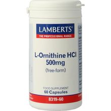 Foto van Lamberts L-Ornithine 500 mg