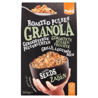 Peak's Granola roasted pulses with seeds glutenvrij