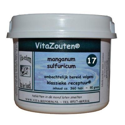 Foto van Manganum sulfuricum VitaZout Nr. 17