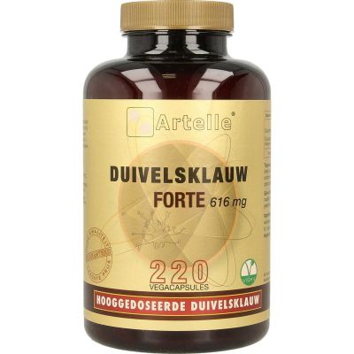 Artelle Duivelsklauw forte 616mg Artelle Duivelsklauw forte 616mg 220 vegicaps - Fytotherapie