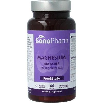 Foto van Sanopharm Magnesium 100 mg