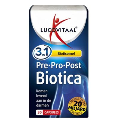 Lucovitaal Pre pro post biotica 30 capsules - Probiotica