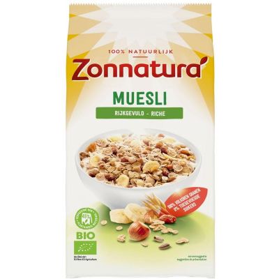 Zonnatura Muesli rijk gevuld bio