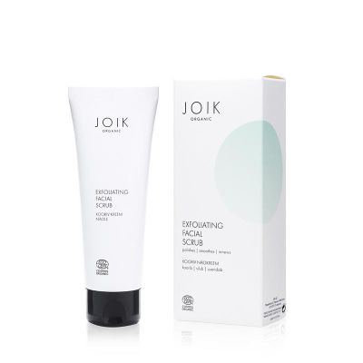 Joik Exfoliating facial scrub organic