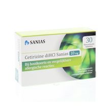 Foto van Sanias Cetirizine 10 mg DICHL