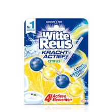 Foto van Witte Reus Krachtig active citrus toilet blok