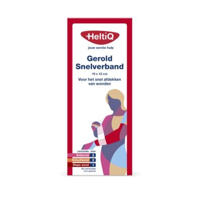 Heltiq Snelverband gerold nr. 3 10 x 12 1 stuks - Snelverband
