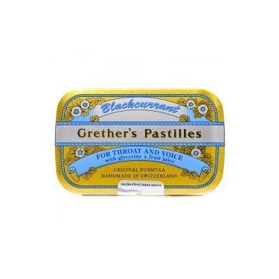 Grether blackcurrant 110 gram - Snoep en chocola