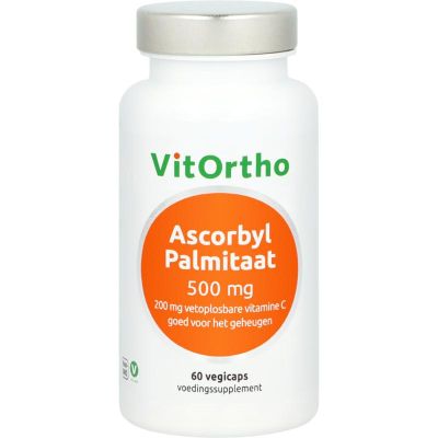 Vitortho Ascorbyl palmitaat 500mg 60 Vegetarische capsules - Algemeen